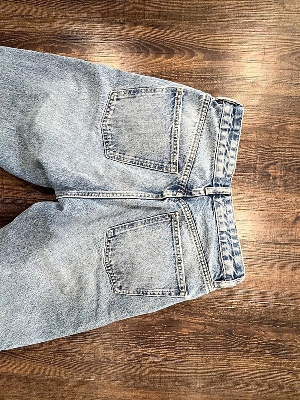 Zara High Rise Straight Leg Jeans - Picture 6 of 6